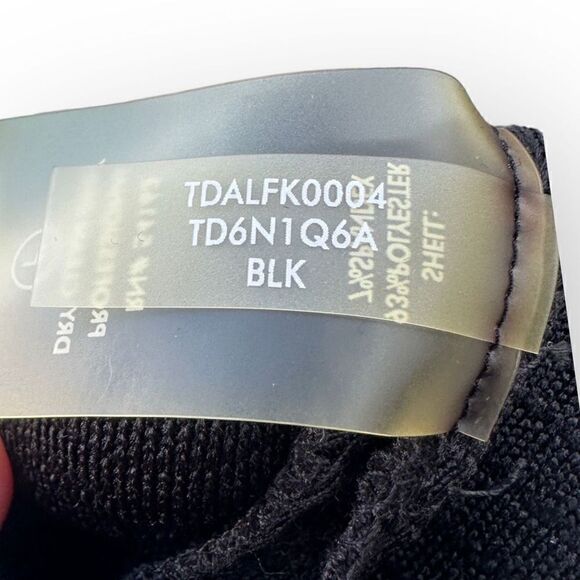 NWT Tommy Hilfiger Black sleeveless skater/swing dress womens size 12 - Picture 8 of 8